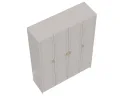 Шкаф для одежды 120.06 "Орион" (4-х дв.) (h2150) (кашемир) арт. Цб-00015281
