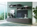 Гостиная Саммит комплектация 12 Ясень анкор тёмный/Софт графит арт. Slv0072