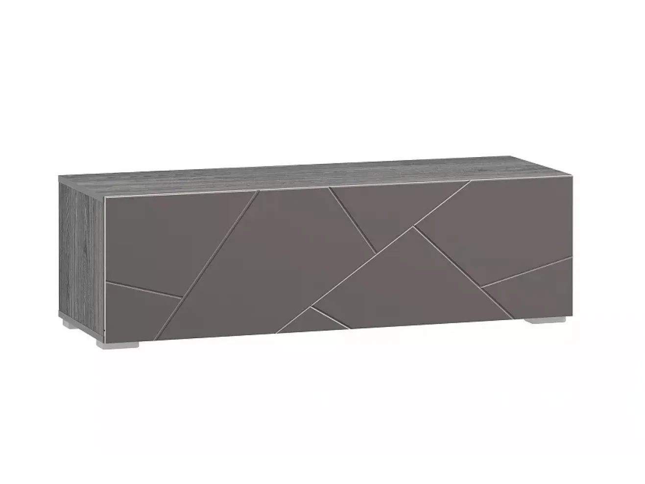 Гостиная Саммит комплектация 12 Ясень анкор тёмный/Софт графит арт. Slv0072