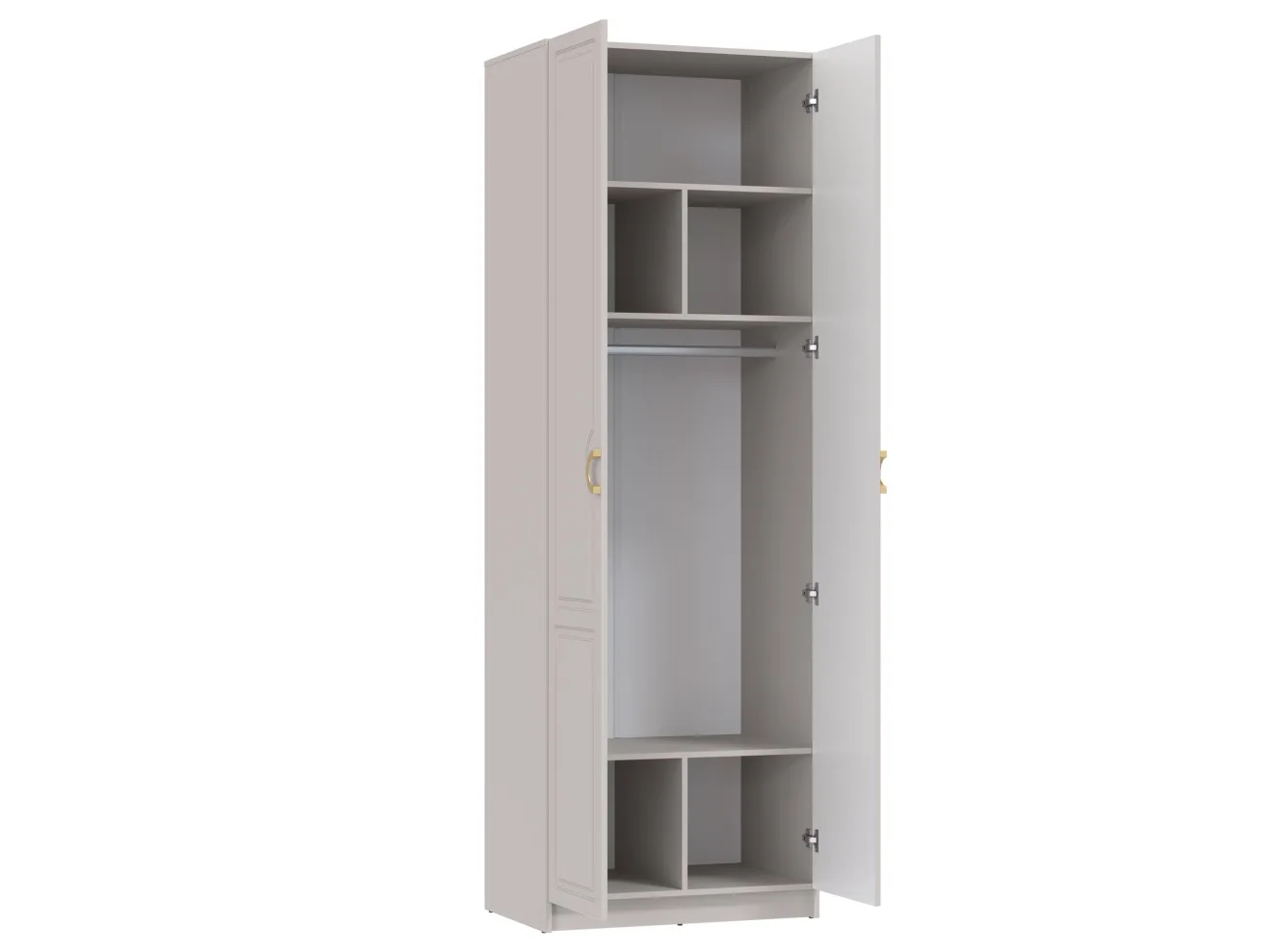Шкаф для одежды 120.01 "Орион" (2-х дв.) (h2400) (кашемир) арт. Цб-00015271