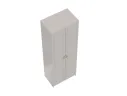 Шкаф для одежды 120.01 "Орион" (2-х дв.) (h2400) (кашемир) арт. Цб-00015271
