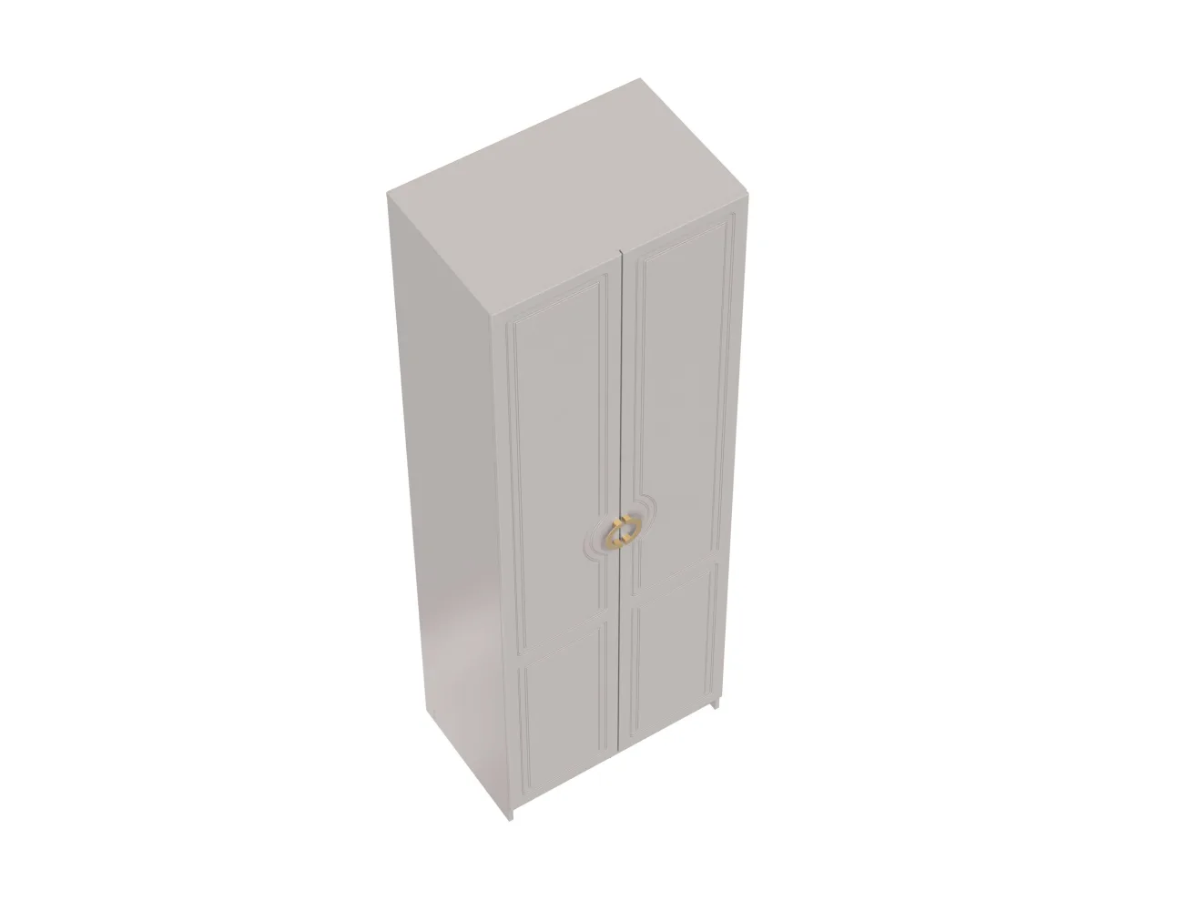 Шкаф для одежды 120.01 "Орион" (2-х дв.) (h2400) (кашемир) арт. Цб-00015271