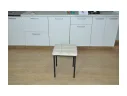 Табурет Текс кожзам Бежевый/каркас черный арт. Uni0224