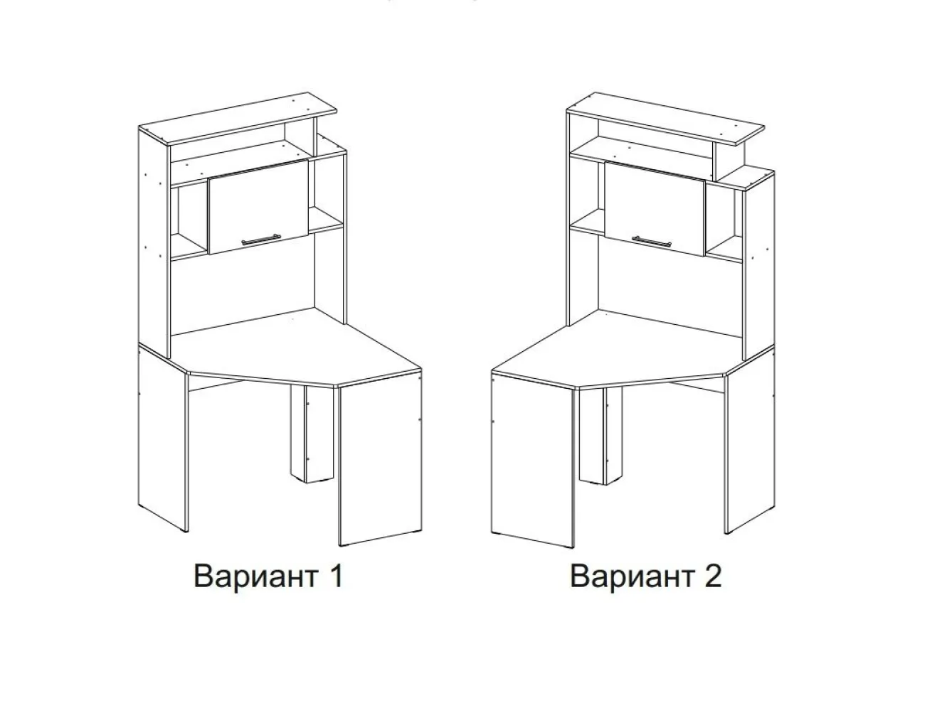 Стол компьютерный Квартет-12, дуб сонома/белый арт. 00-00026516