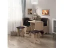 Скамья Лотос 550 дуб/умбер арт. 36646