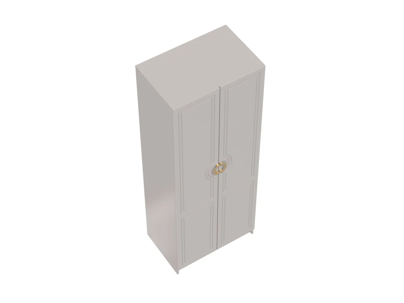 Шкаф для одежды 120.04 "Орион" (2-х дв.) (h2150) (кашемир) арт. Цб-00015277