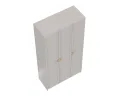 Шкаф для одежды 120.02 "Орион" (3-х дв.) (h2400) (кашемир) арт. Цб-00015273