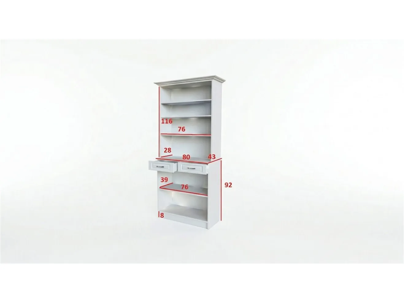 Буфет Прованс-08 Клен Бирюза арт. Н000286