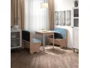 Кухонный набор Лотос ( Лотос 950 2 шт. + стол Ирис / черные опоры)  Дуб Сонома / Велюр Лагуна арт. 364461129