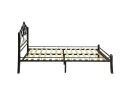 Кровать двухместная 42.50 "Антея" (ш.1600) (металл черный) арт. 48884