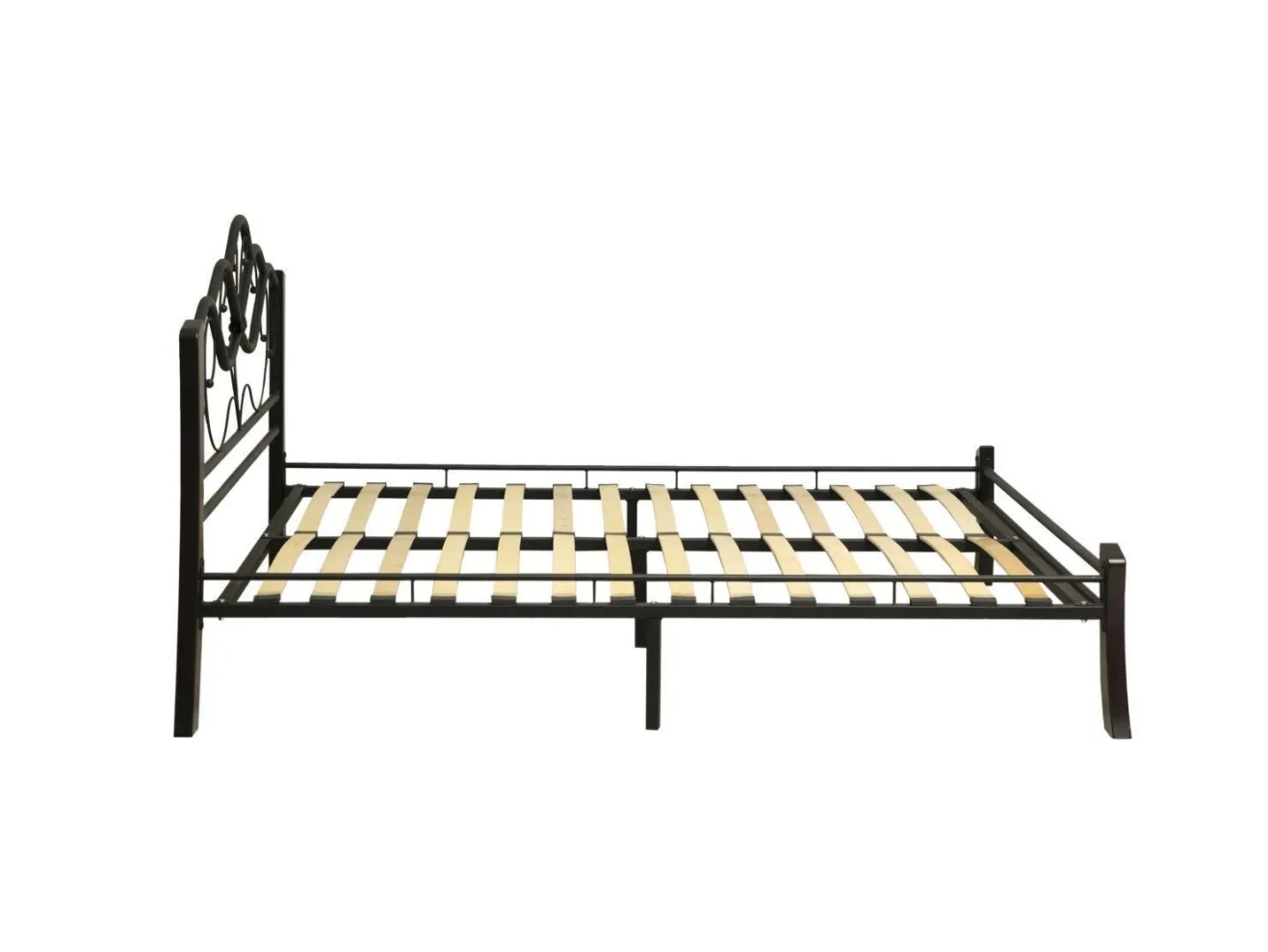 Кровать двухместная 42.50 "Антея" (ш.1600) (металл черный) арт. 48884