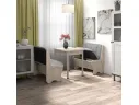 Кухонный набор Лотос ( Лотос 950 2 шт. + стол Ирис / черные опоры)  Ясень / Велюр Графит арт. 364461119