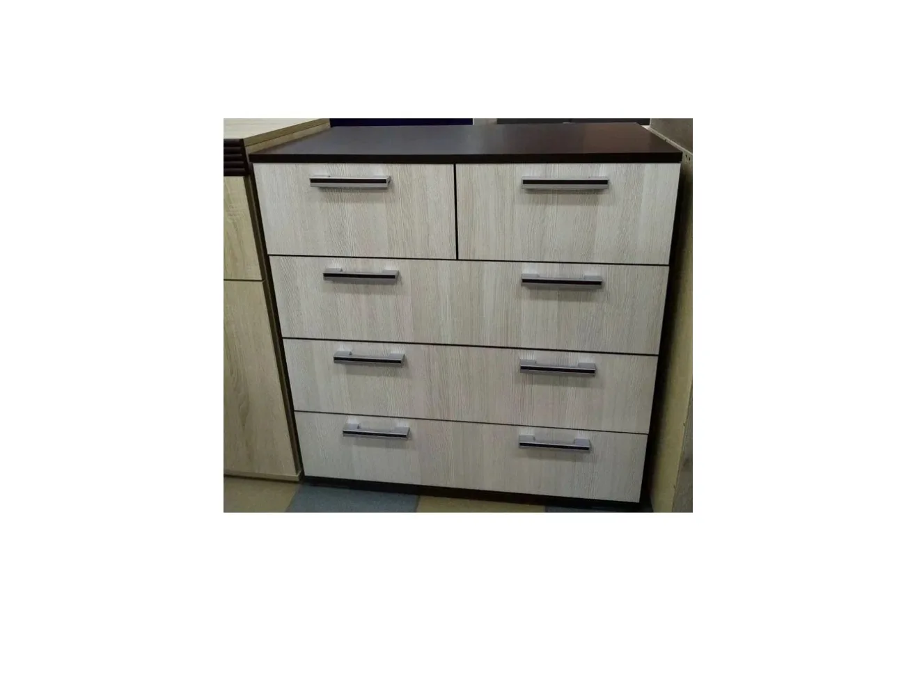 Комод высокий Стандарт 5 NEW, венге/лоредо арт. Т0018055