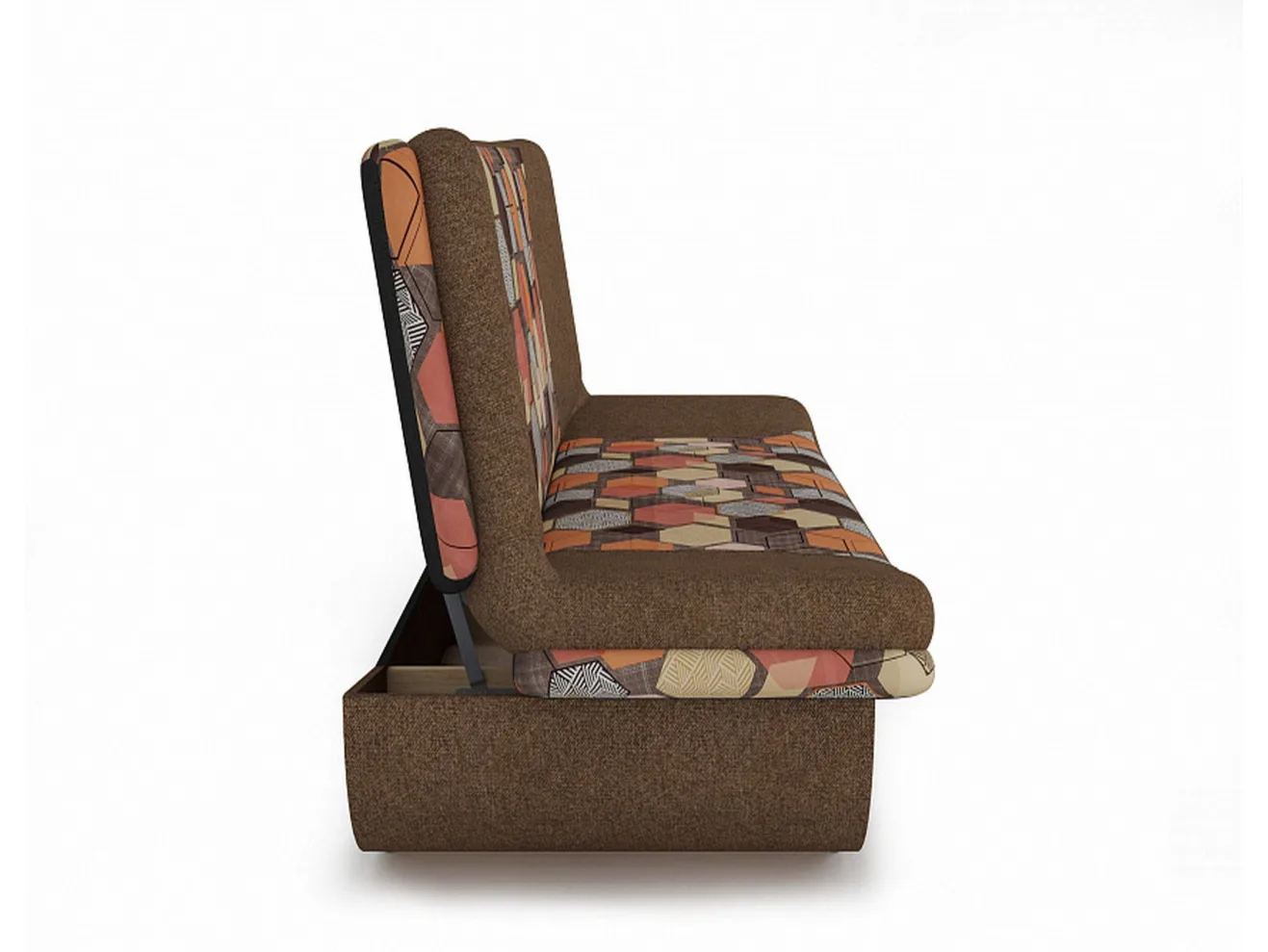 Диван Мальта, Геометрия браун/Савана хазел арт. 36855