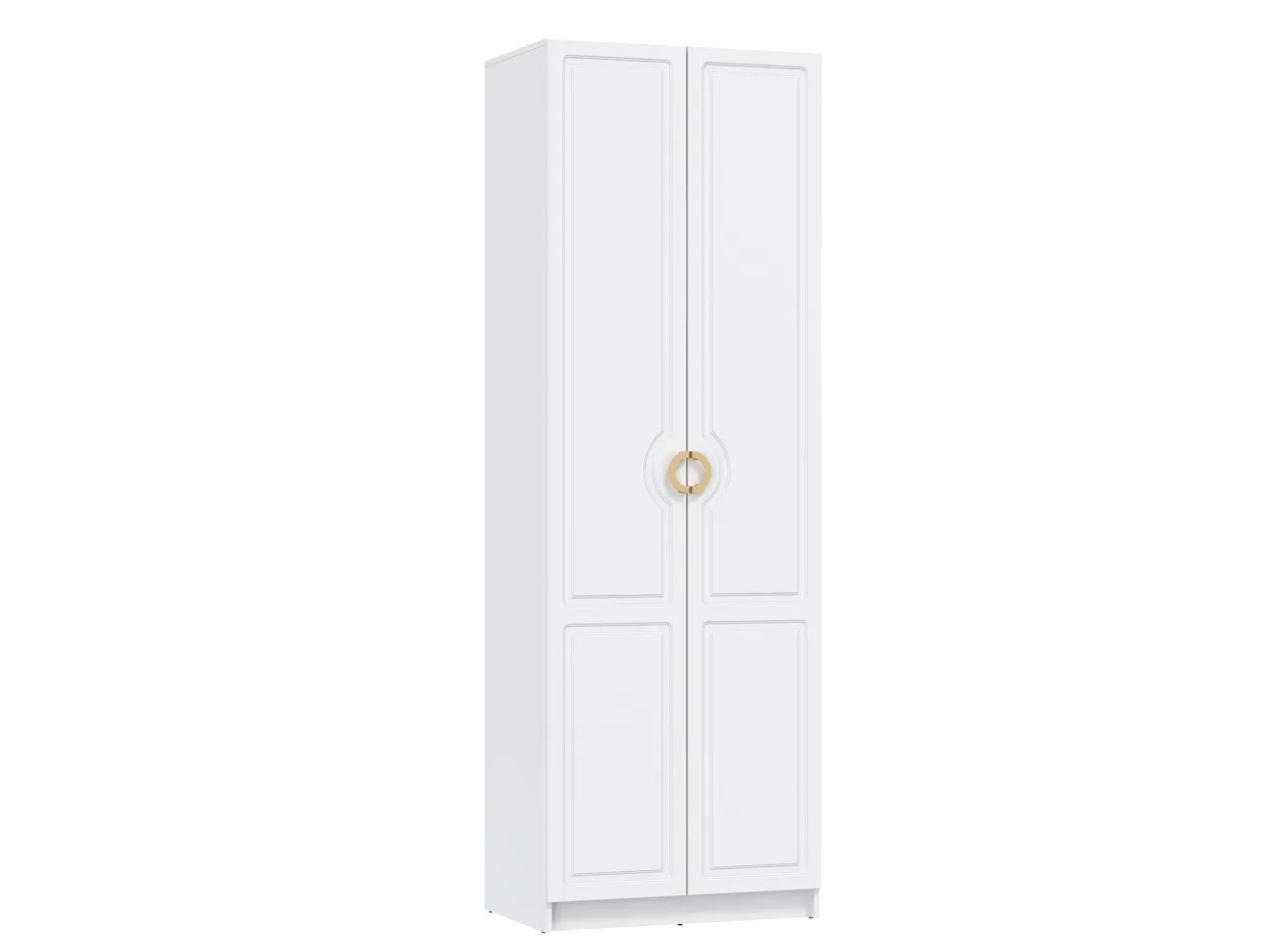 Шкаф для одежды 120.01 "Орион" (2-х дв.) (h2400) (белый) арт. Цб-00015270