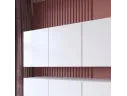 Антресоль для шкафа Гранд Волна, 3-створ, 1200_480_500 мм, ЛДСП Белый, фасады МДФ Белый Софт арт. Смф02702б1398