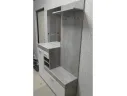 Прихожая Инстайл, бетон/белый арт. 00-00130891