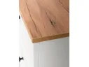 Стол письменный Остин 12.159, Белый PE шагрень/Дуб Золотой Крафт арт. Цб-00011995