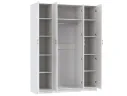 Шкаф для одежды 120.06 "Орион" (4-х дв.) (h2150) (белый) арт. Цб-00015280