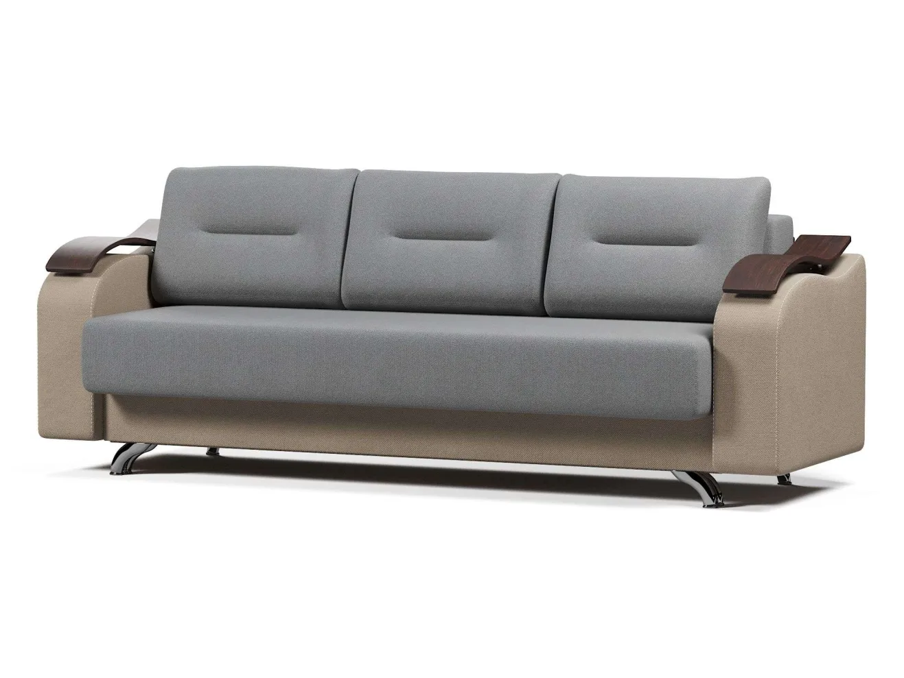 Диван прямой Волна Серый  арт. 5136