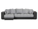 Дубай угловой Дубай Серый 2 рогожка+экокожа арт. 4719