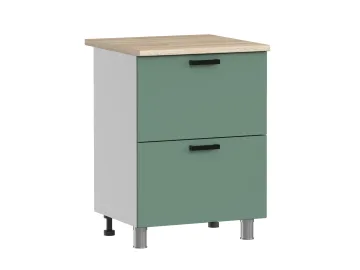 МК Аленушка Н2Я 600 Орешник, Матовая Мята, скоба черный