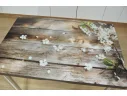 Обеденная группа Симпл фотопечать Цветы на досках №11 арт. Цб-00013276