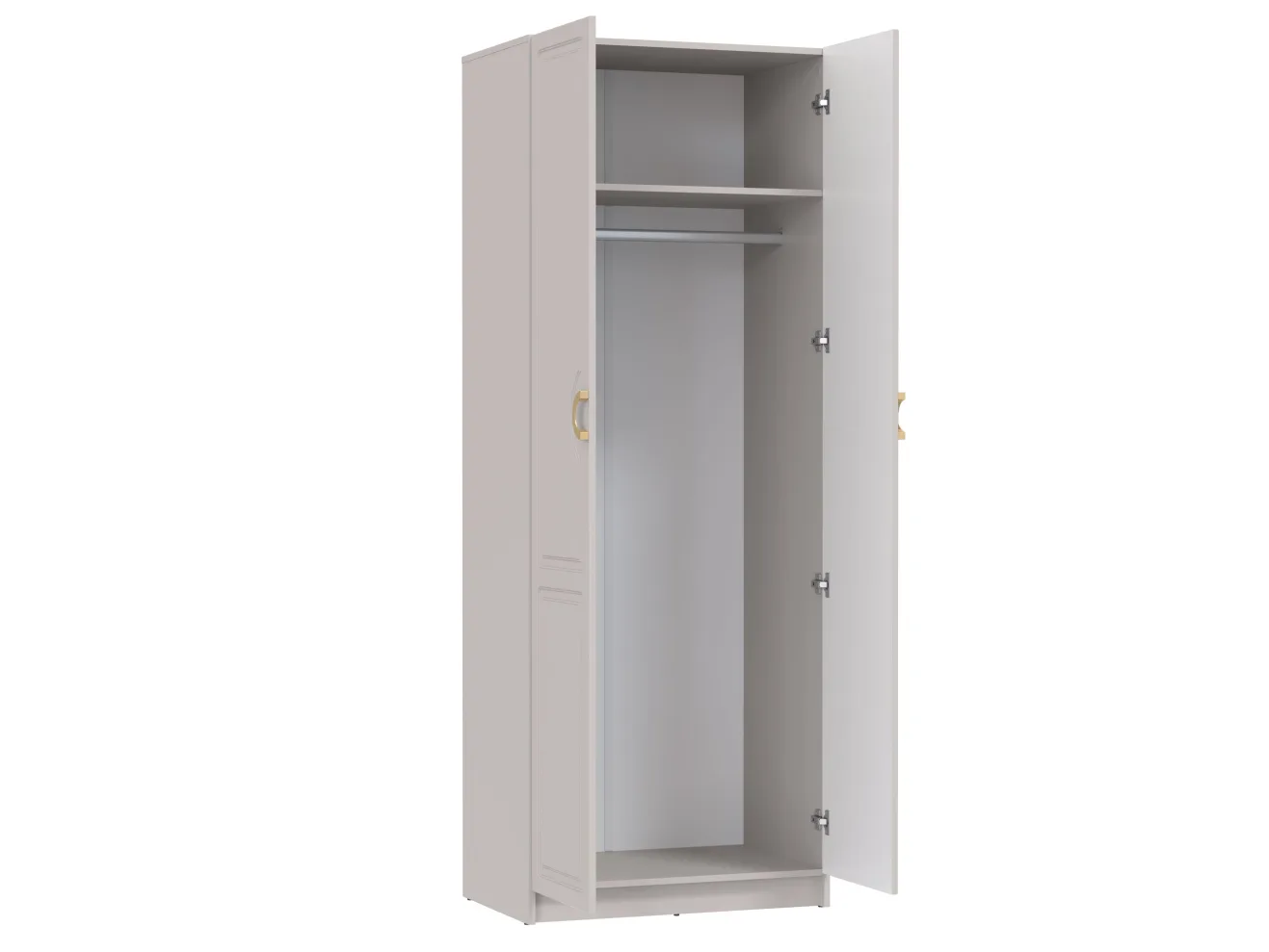 Шкаф для одежды 120.04 "Орион" (2-х дв.) (h2150) (кашемир) арт. Цб-00015277