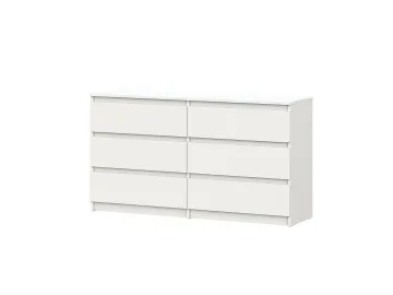 Комод с ящиками 1,38м Денвер, белый