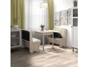 Кухонный набор Лотос ( Лотос 950 2 шт. + стол Ирис / черные опоры)  Ясень / Экокожа КРЕМ арт. 364461124