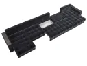 Диван П-образный с декором МД-049 НПБ Мегалонг арт. 128543