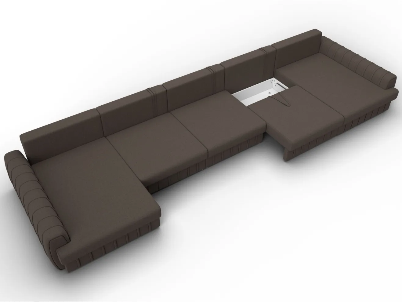 Диван П-образный МД-057 НПБ МегаЛонг арт. 129351