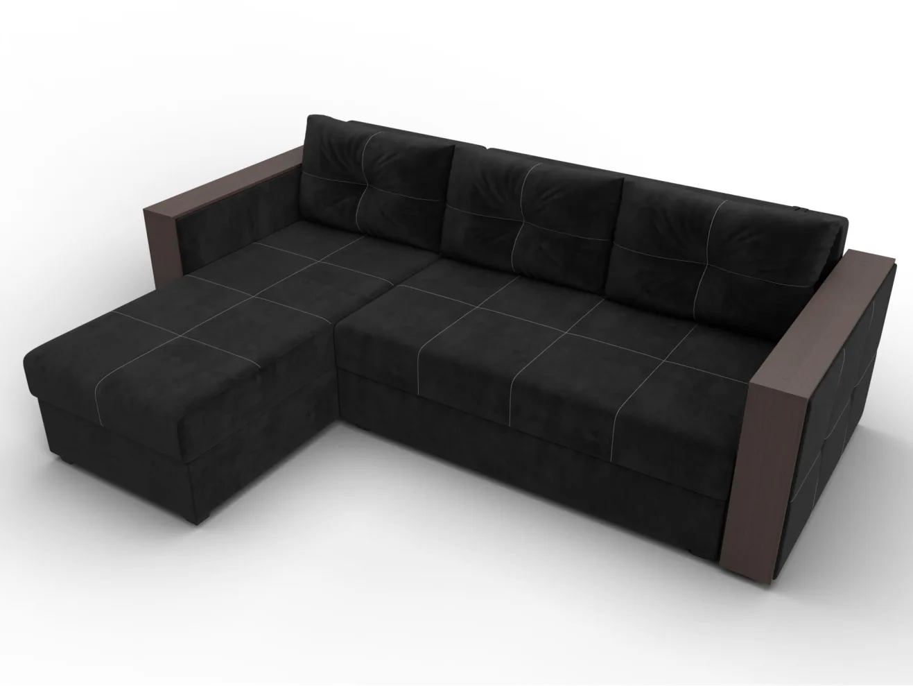 Диван угловой Валенсия Лайт левый угол арт. 117751l