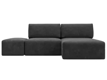Диван угловой модульный с пуфом МД-060 НПБ угол универсальный