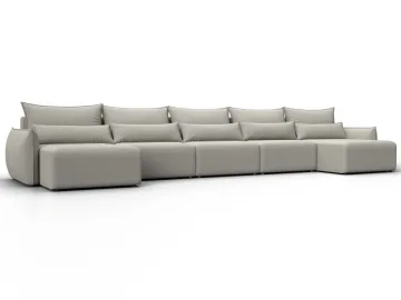 Диван П-образный МД-051 НПБ МегаЛонг