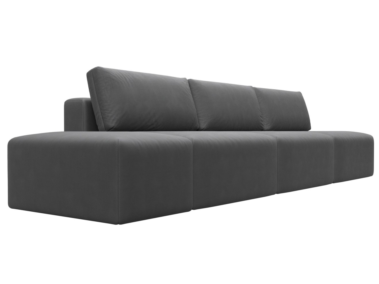 Диван прямой модульный с пуфом МД-060 НПБ Лонг арт. 129486