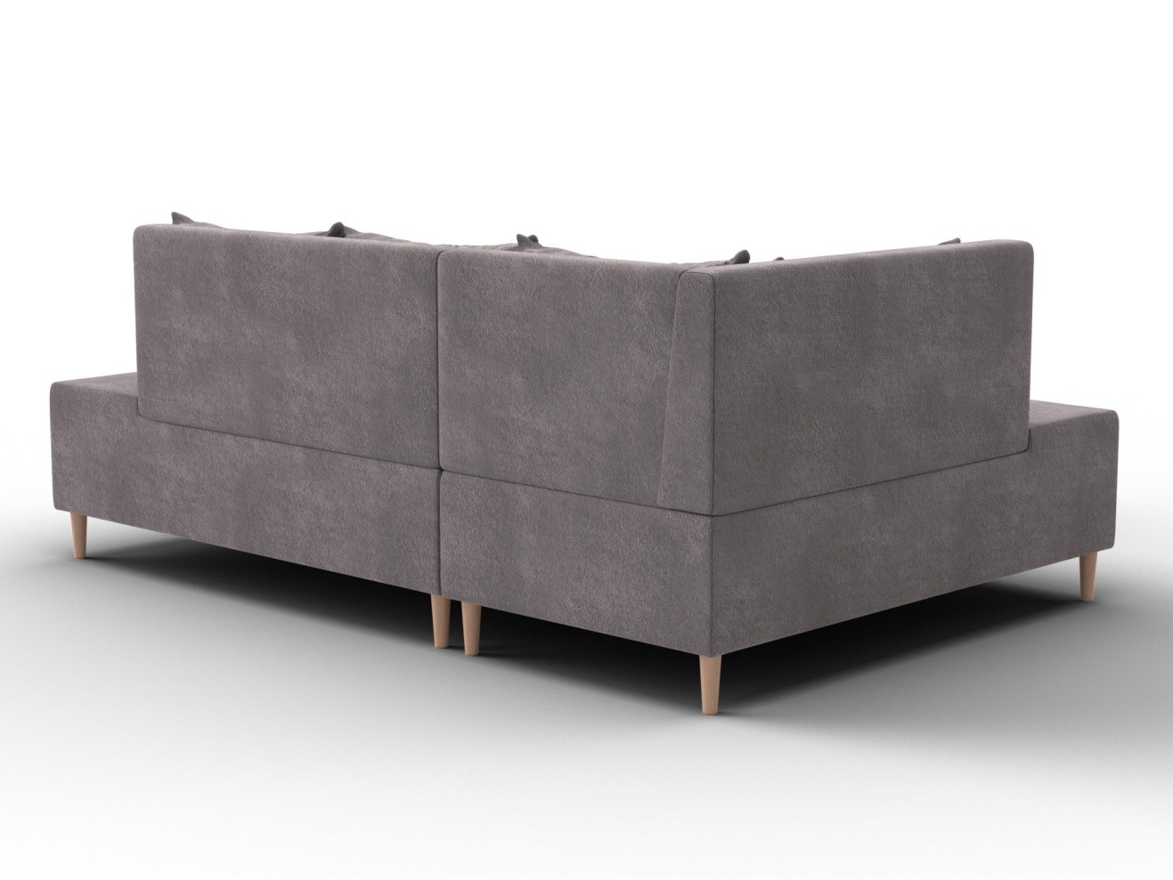 Диван угловой модульный с пуфом МД-126 угол левый арт. 137746L