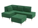 Диван угловой модульный с пуфом МД-126 угол левый арт. 137760l