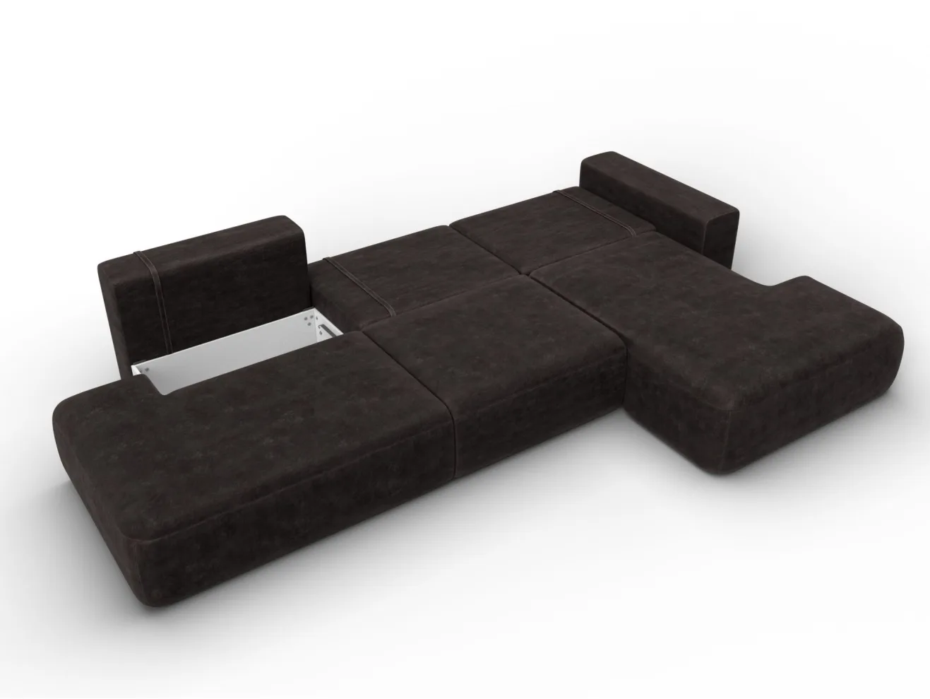 Диван угловой МД-036 НПБ Модерн Лонг правый угол арт. 127748