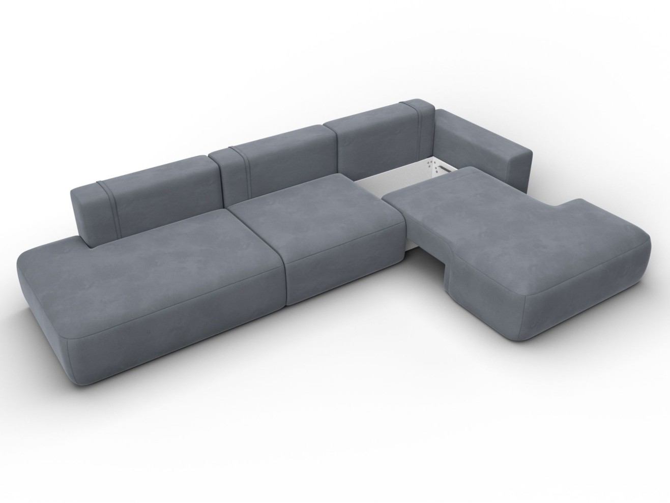 Диван угловой МД-036 НПБ Модерн Лонг правый угол арт. 121429