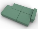 Диван прямой МД-079 подлокотник справа арт. 138068