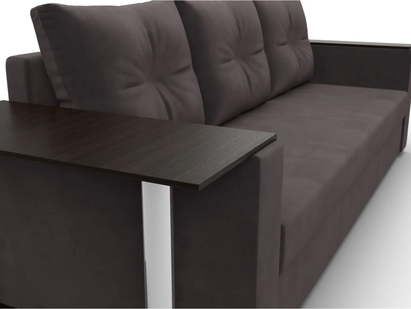 Диван прямой Атланта со столом слева арт. 112474