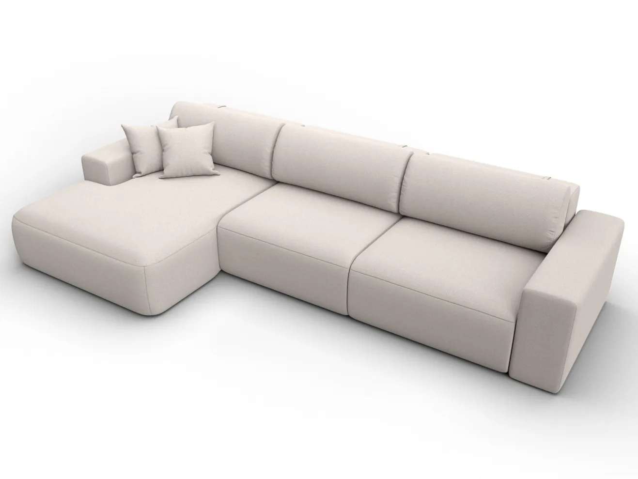 Диван угловой МД-036 НПБ Классик Лонг левый угол арт. 127802l