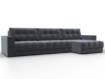 Диван угловой с декором МД-049 НПБ Лонг