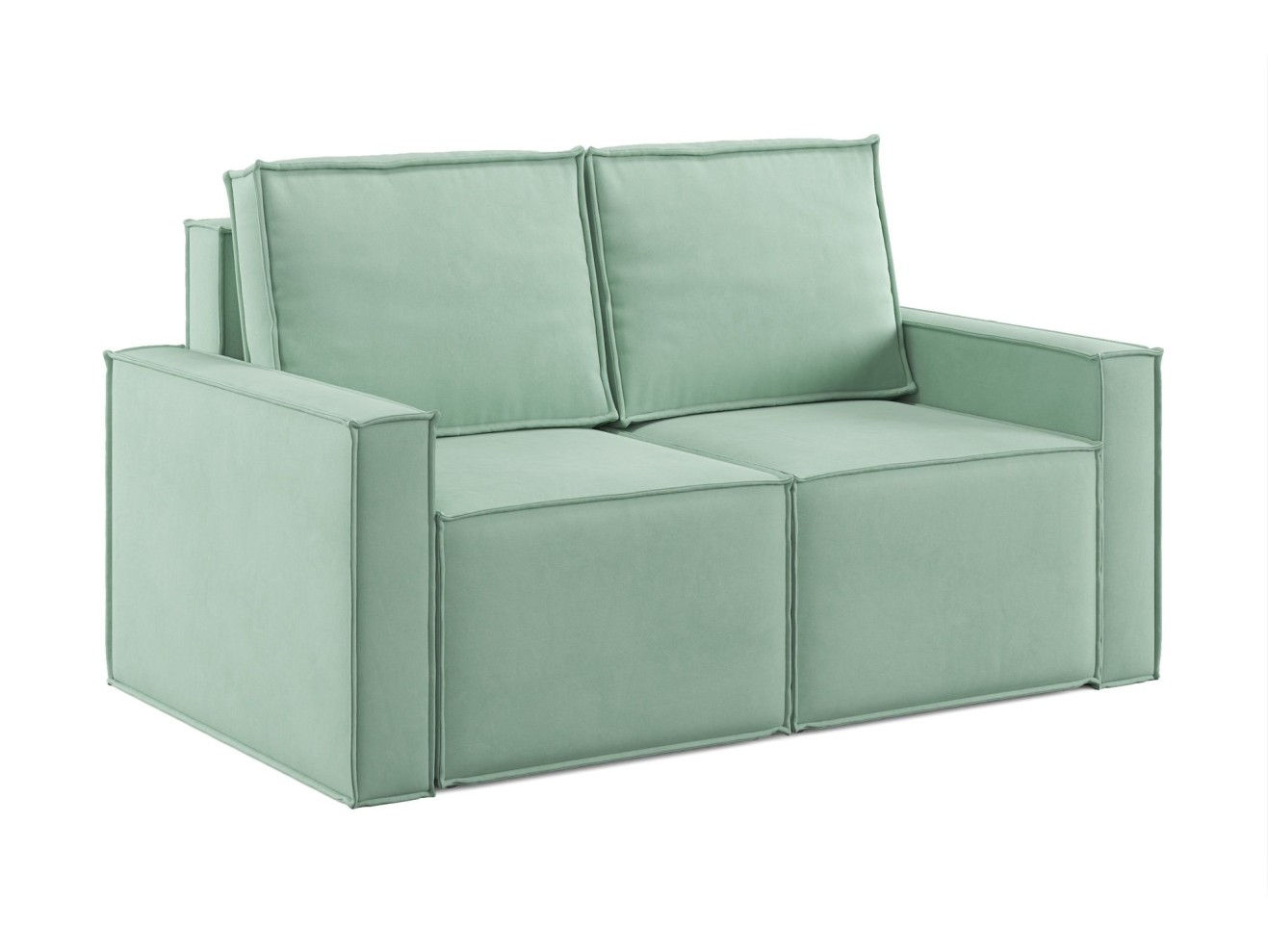 Диван-кровать Лофт мини 2 модуля, Zara (Зара)-Mint (Минт) 14