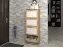 Обувница Мира 4 рамка МДФ, дуб золотистый-анкор светлый арт. 336407