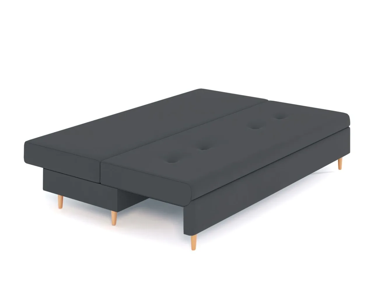 Диван-кровать Белфаст без подлокотников велюр Зара Грей 18 арт. 196312