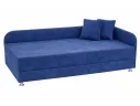 Тахта София велюр Кабрио синий, правый угол арт. 25439
