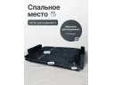 Диван-кровать Жасмин черный микровелюр Барс арт. 28664
