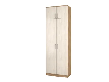 Шкаф двухстворчатый Д-5Л, дуб золотистый-анкор светлый, 80х55x240